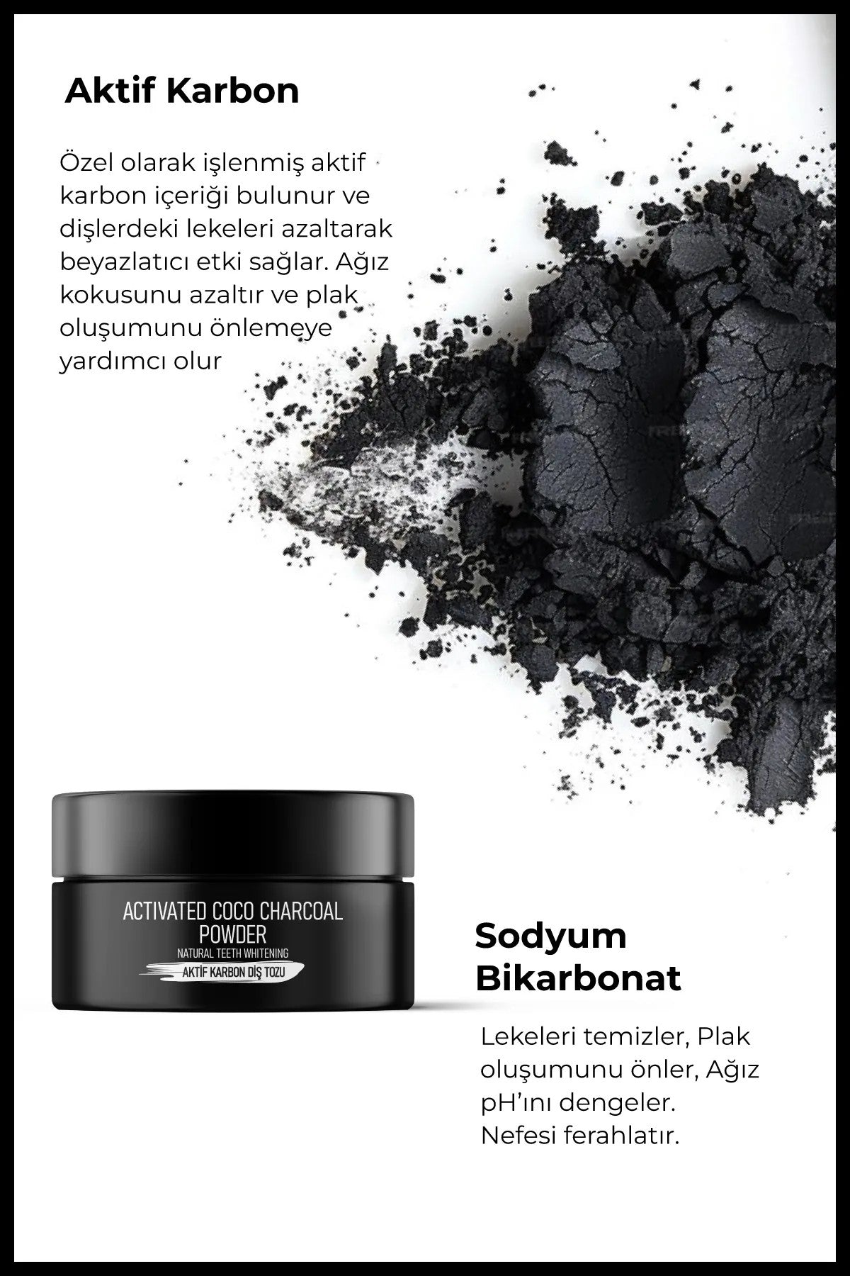 Rc Cosmetics Aktif Karbon Diş Temizleme Tozu 40 gr Rc Cosmetics Aktif Karbon Diş Temizleme Tozu 40 gr