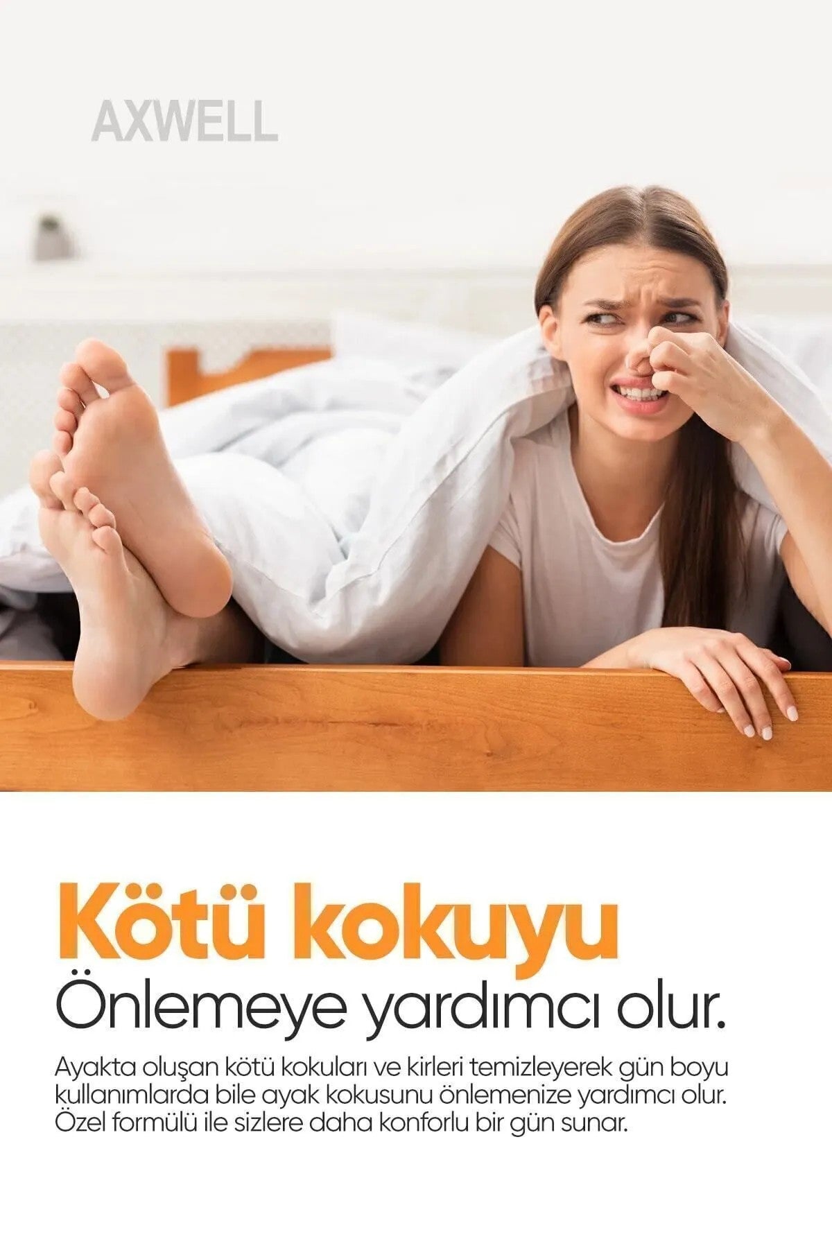 Axwell Portakal Aromalı Ayak Bakım Spreyi 250ml Axwell Portakal Aromalı Ayak Bakım Spreyi 250ml