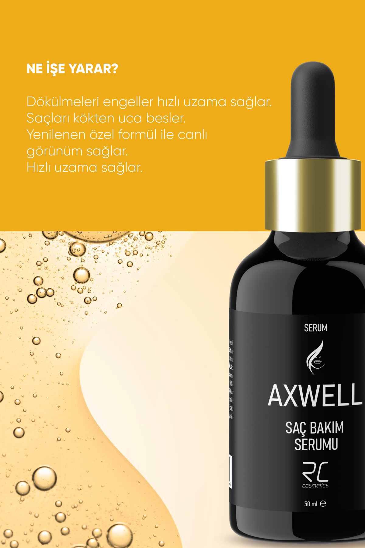 Saç Dökülmelerine Karşı Onarıcı Bakım Serumu 50ml Saç Dökülmelerine Karşı Onarıcı Bakım Serumu 50ml