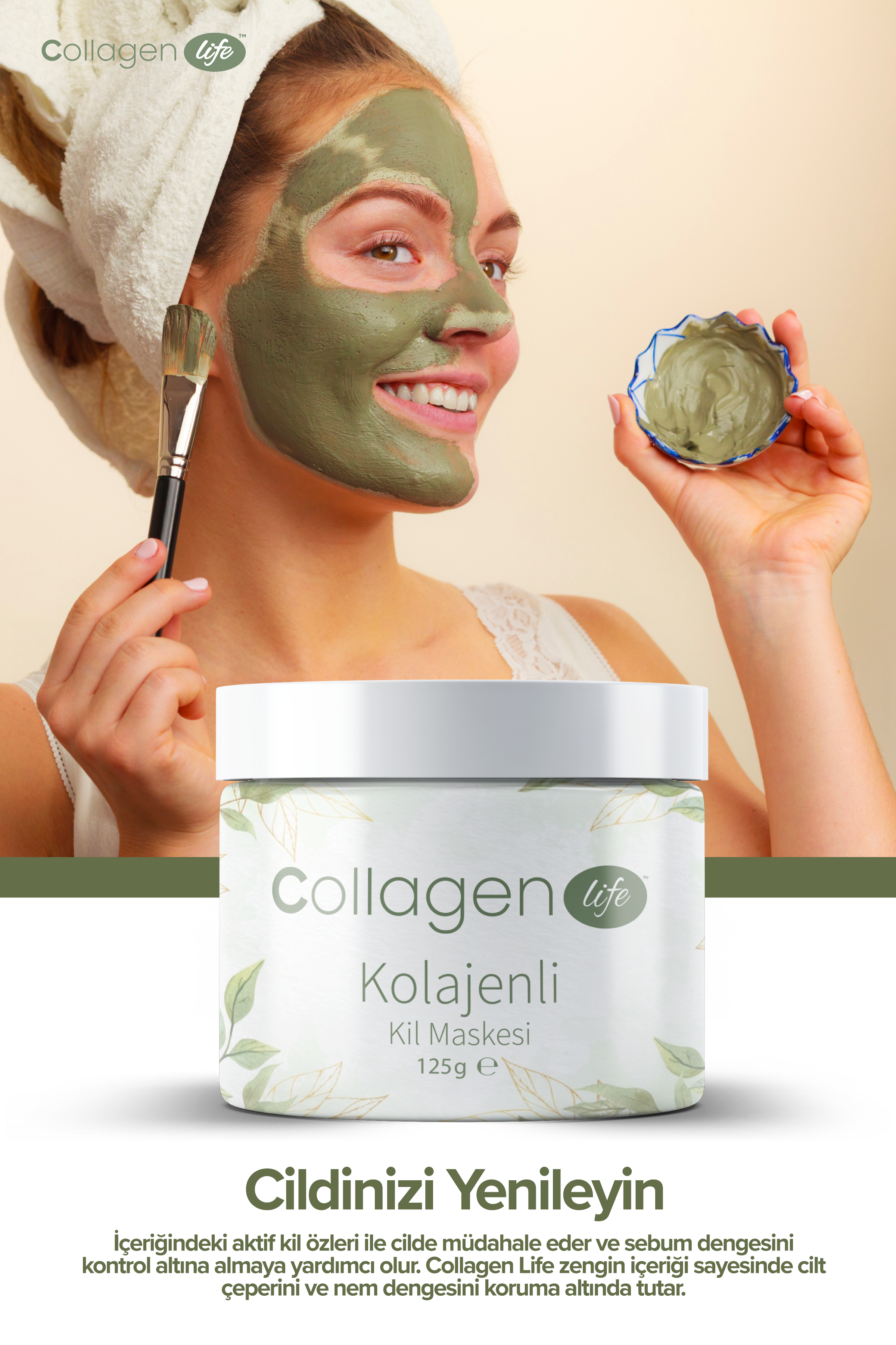 Kolajenli Kil Maskesi 125gr Kolajenli Kil Maskesi 125gr