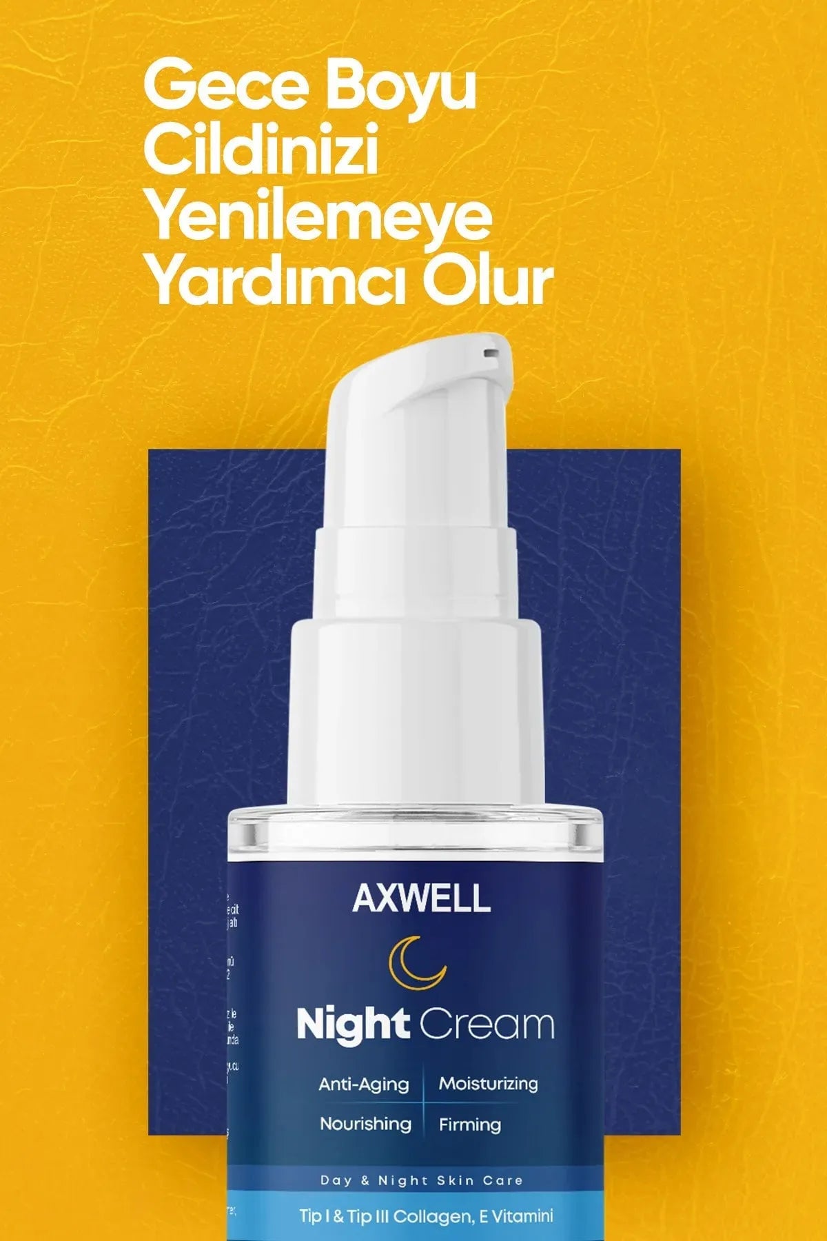 AXWELL Koenzim Ve Kolajen İçerikli Gece & Gündüz Bakım Kremi Seti AXWELL Koenzim Ve Kolajen İçerikli Gece & Gündüz Bakım Kremi Seti