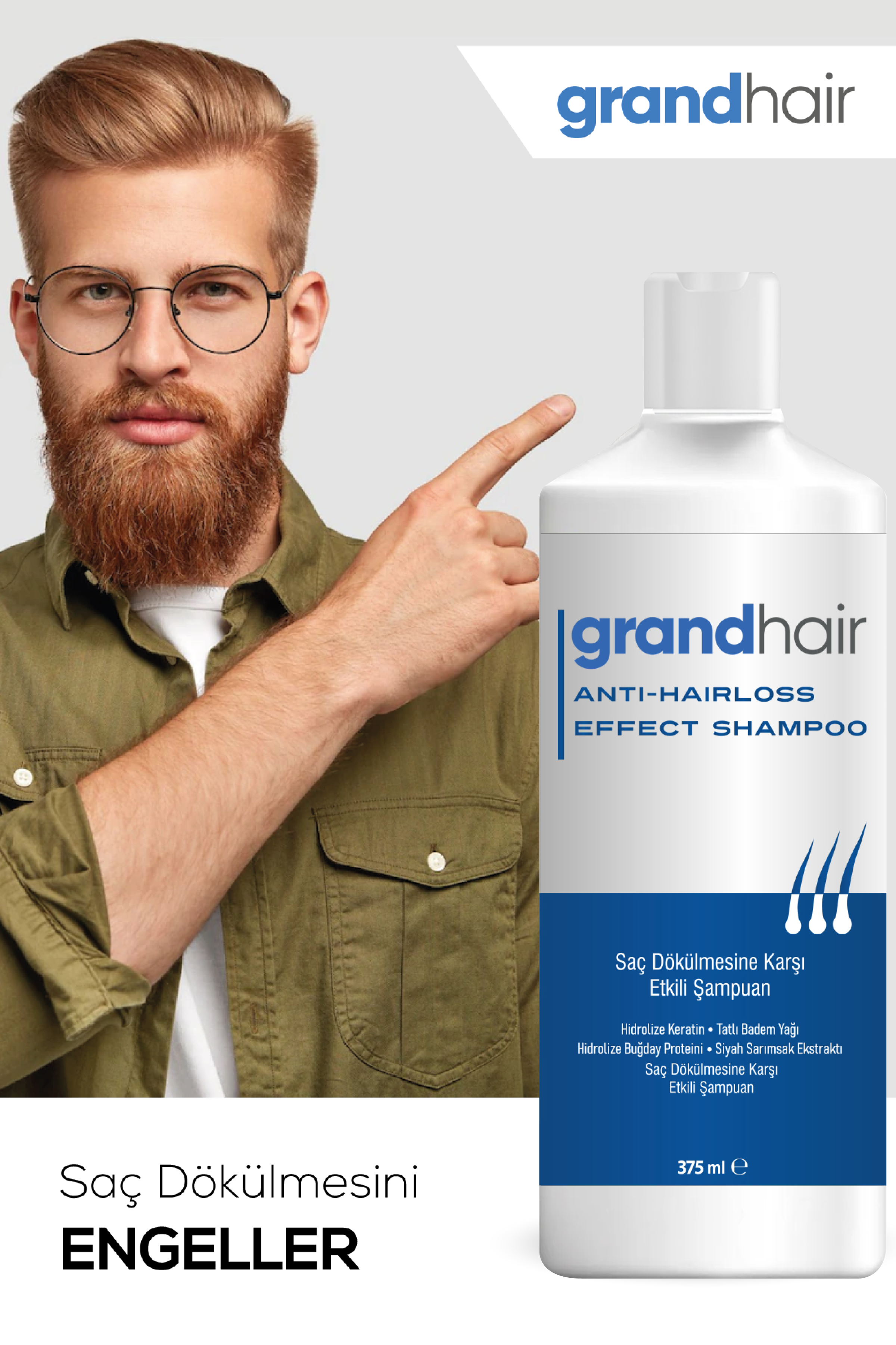 GrandHair Saç Bakım Şampuanı 330 ml GrandHair Saç Bakım Şampuanı 330 ml