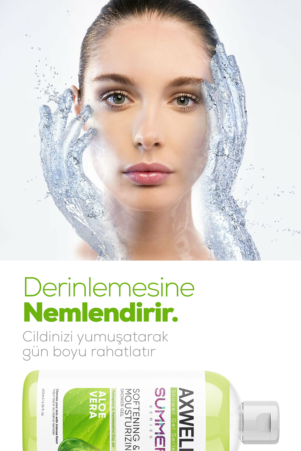 Axwell Aloavera Duş Jeli 400 ml Axwell Aloavera Duş Jeli 400 ml