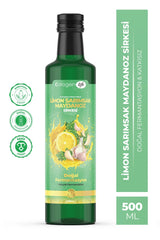 Limon Sarımsak Maydanoz Sirkesi Doğal Fermantasyon Lemon Garlic Parsley Vinegar 500 Ml