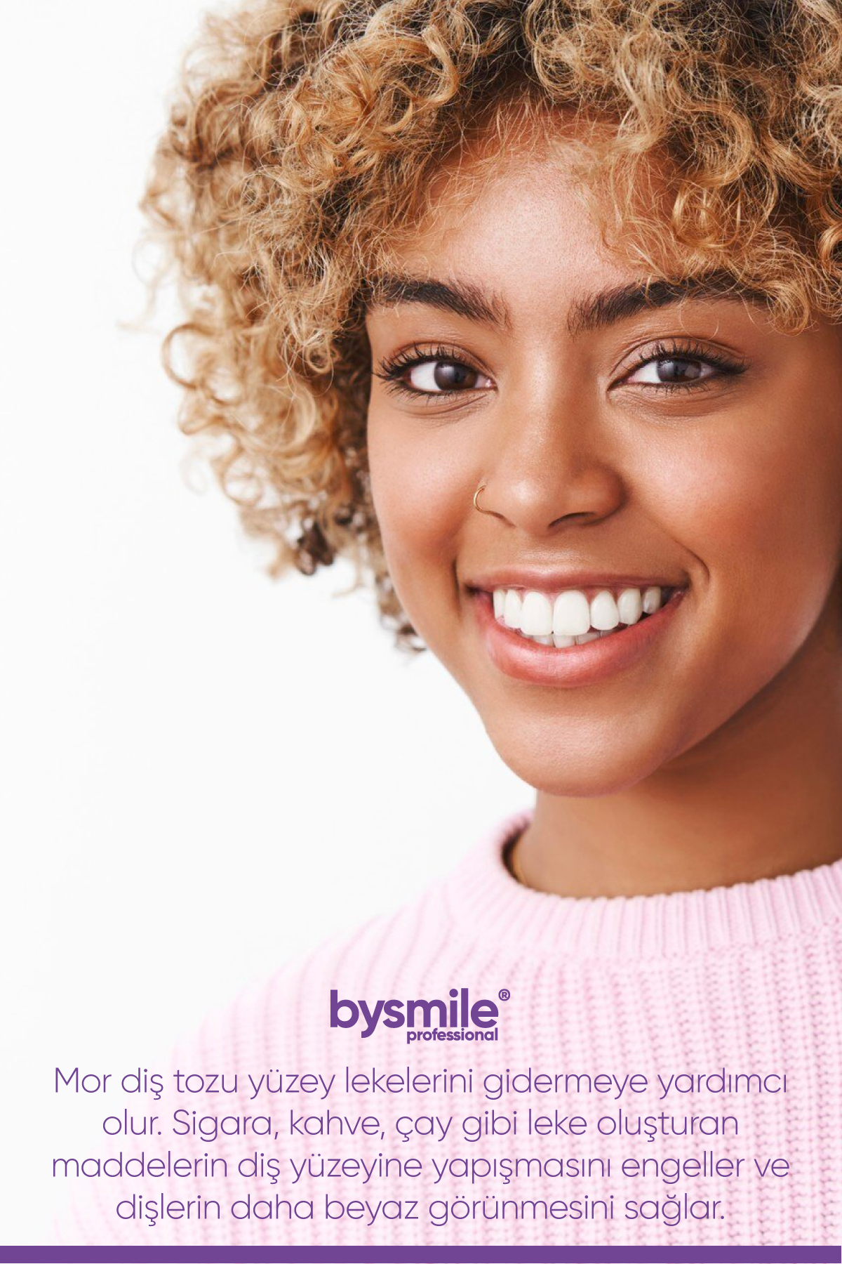 Bysmile  Professional N:10 Mor Diş Beyazlatma Tozu 50 gr Bysmile  Professional N:10 Mor Diş Beyazlatma Tozu 50 gr