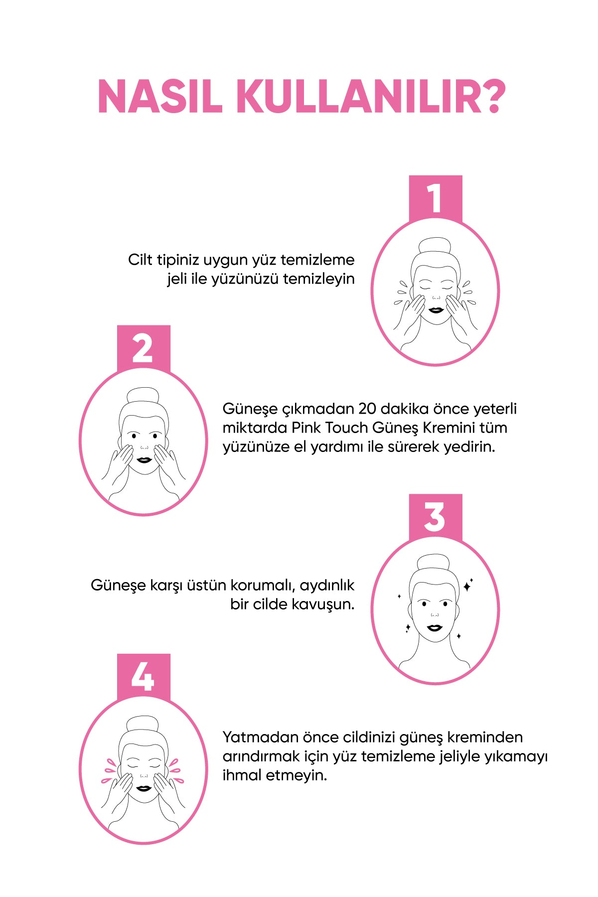 Pink Touch Anında Ton Eşitleyici Onarıcı Nemlendirici Pembe Yüz Güneş Kremi Spf50 50 ML Pink Touch Anında Ton Eşitleyici Onarıcı Nemlendirici Pembe Yüz Güneş Kremi Spf50 50 ML