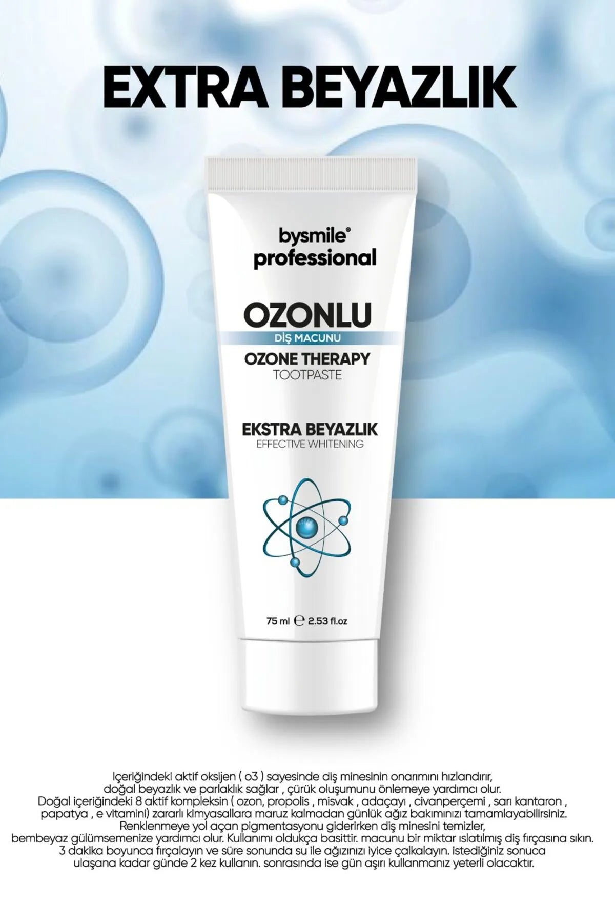 Ozonlu Diş Macunu 75 ML Ozonlu Diş Macunu 75 ML