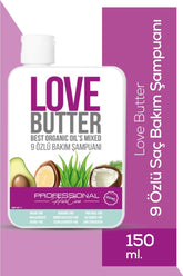 Rc Kozmetik Love Butter Premium 9 Özlü Saç Besleyici Komple Saç Bakım Şampuanı 150 Ml