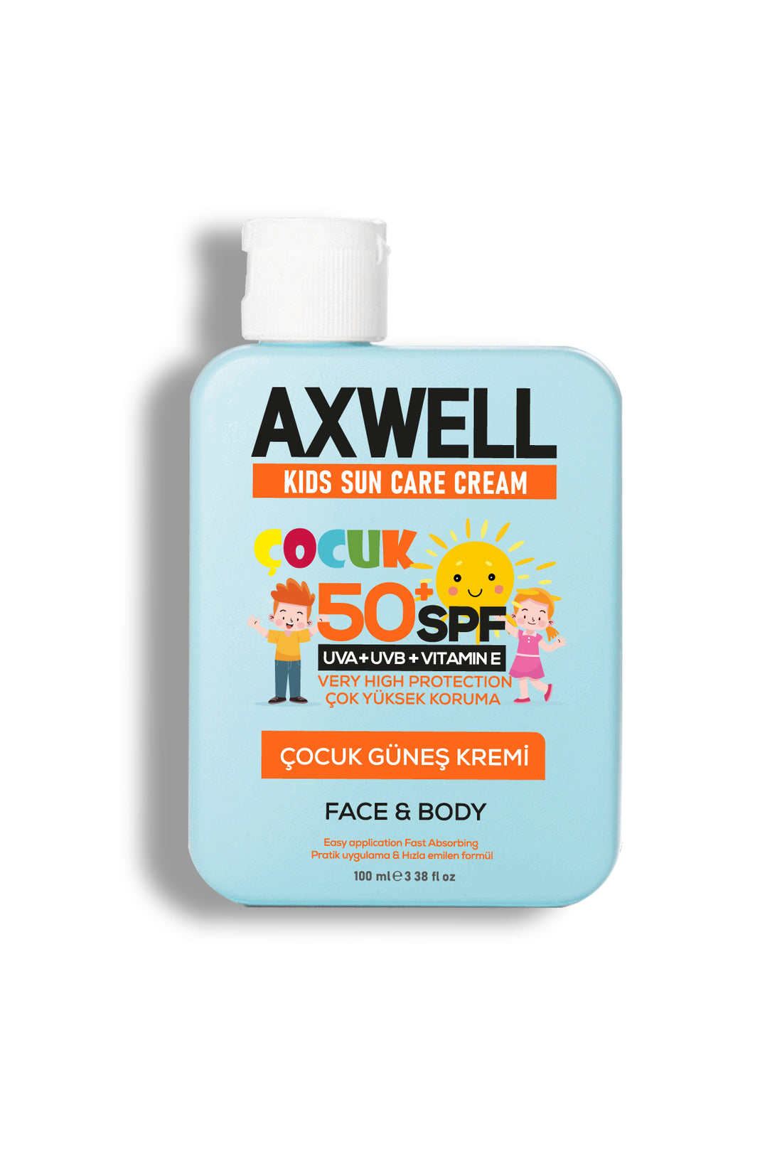 Kids Sun Cream Çocuk Güneş Kremi Çok Yüksek Koruma Spf 50 100ml