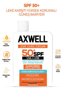 SPF 50+ Leke Karşıtı Nemlendirici Yüksek Koruma Güneş Kremi 100 ML