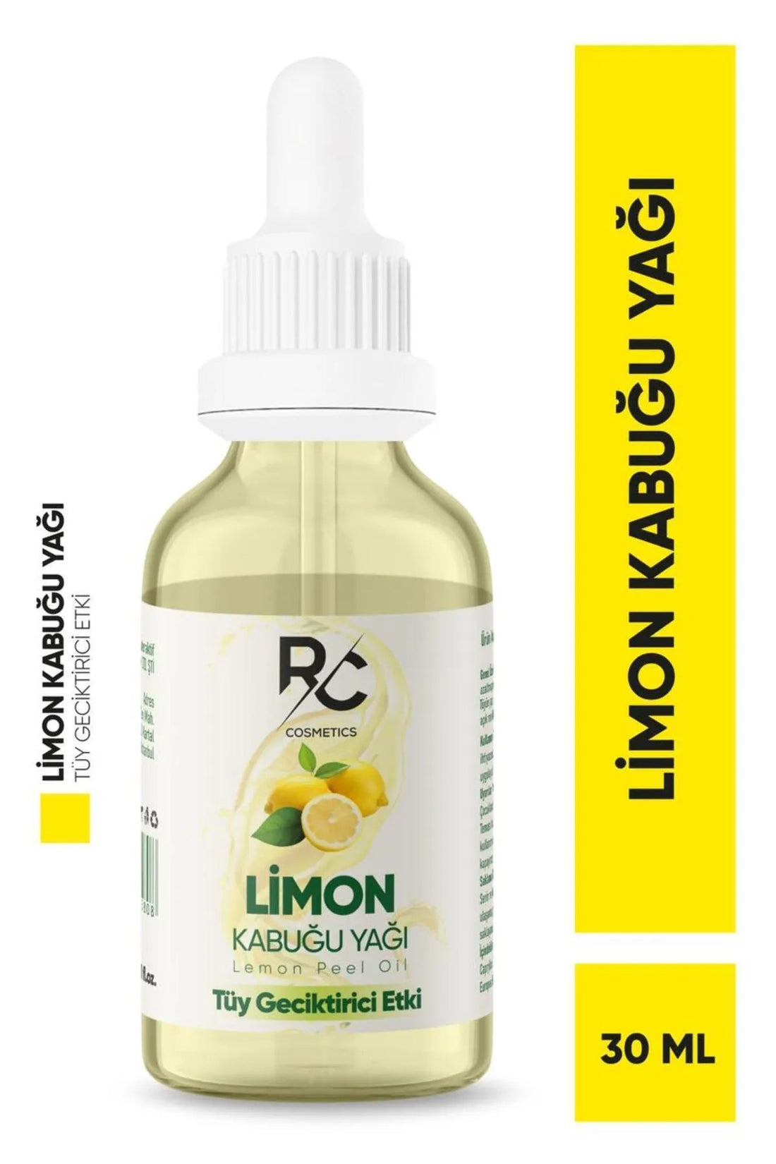 Limon Kabuğu Yağı Tüy Geciktiricili Etki Tüy Azaltıcı Serum 30ml