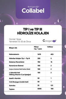 Collabel 20 Saşet