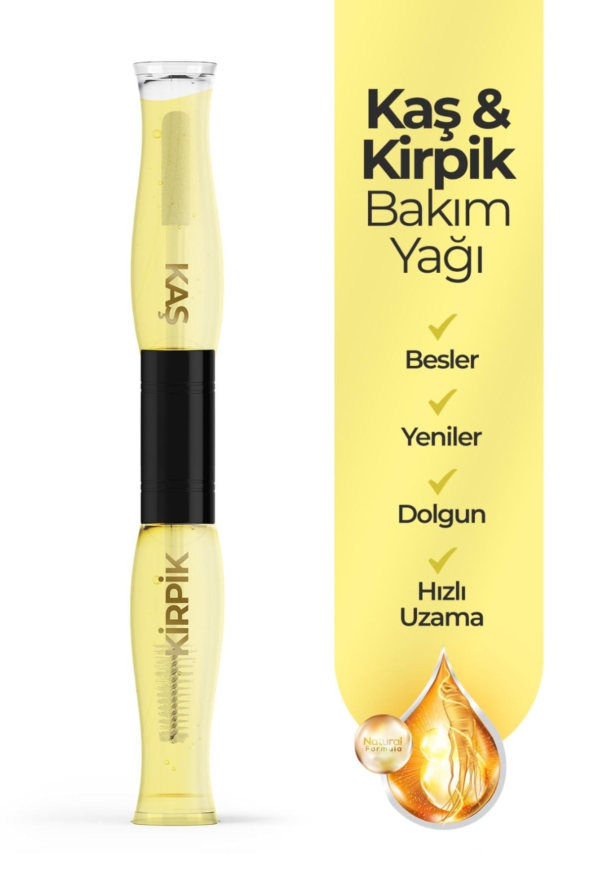 Milleunenuits Valide Sultan Kaş & Kirpik Bakım Serumu, Keratin, E Vitamini Ve Doğal Yağ İçerikli 20 ml