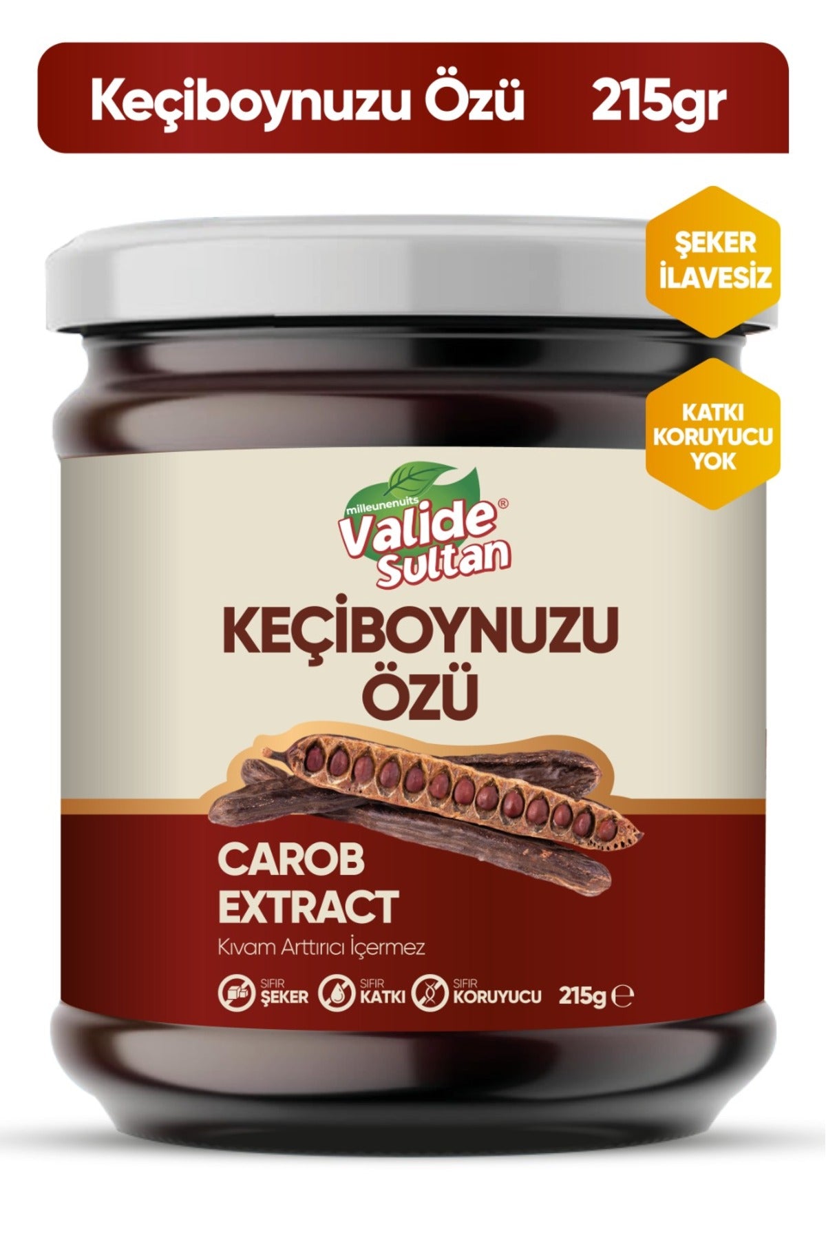 Milleunenuits Valide Sultan Doğal Keçi Boynuzu Pekmezi Özü 215 Gr