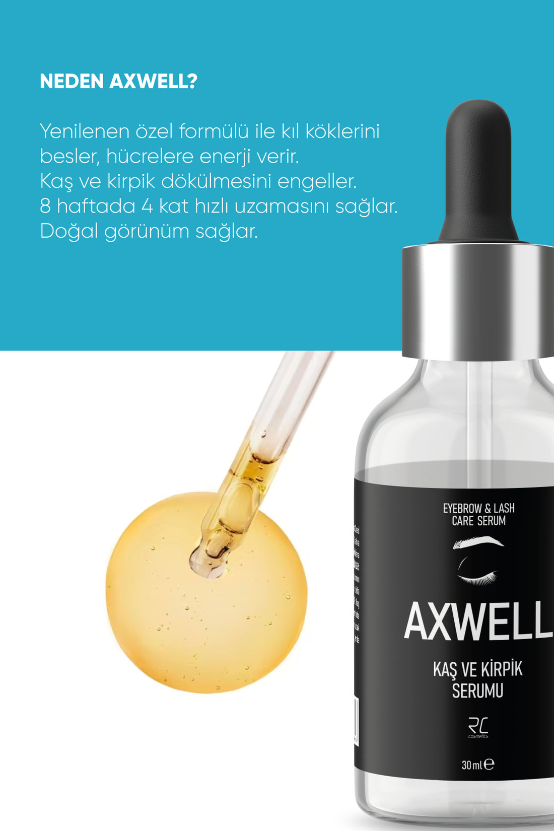 Kaş Kirpik Bakım Serumu 30ml