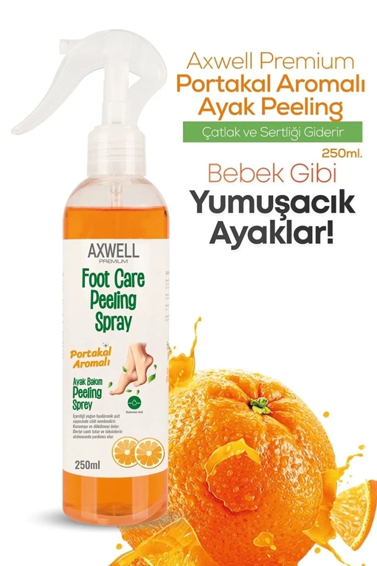 Axwell Portakal Aromalı Ayak Bakım Spreyi 250ml