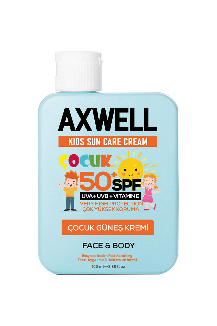 AXWELL Kids Sun Cream Çocuk Güneş Kremi Çok Yüksek Koruma Spf 50 100ml