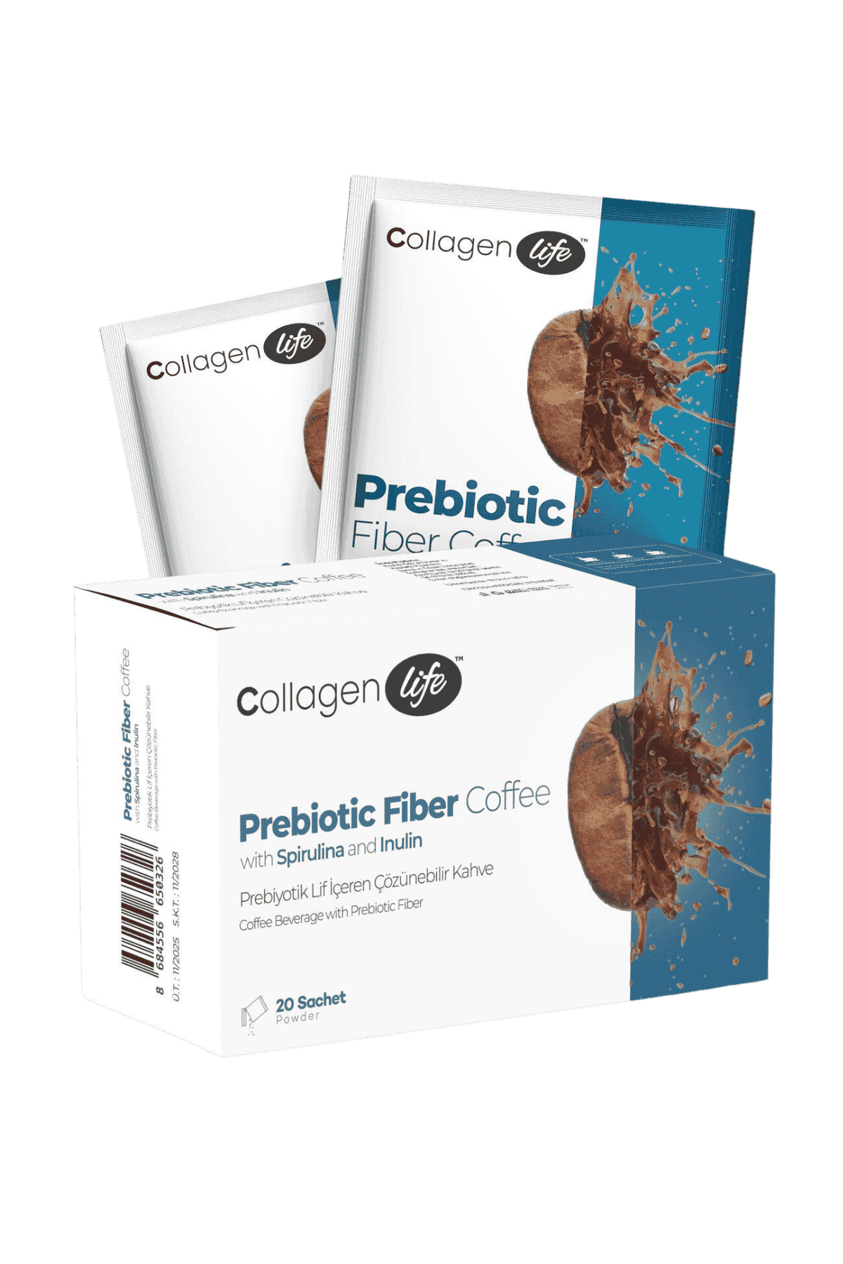 Collagen Life Prebiyotik Lifli & Spirulinalı Fonksiyonel Kahve - 20 Saşe