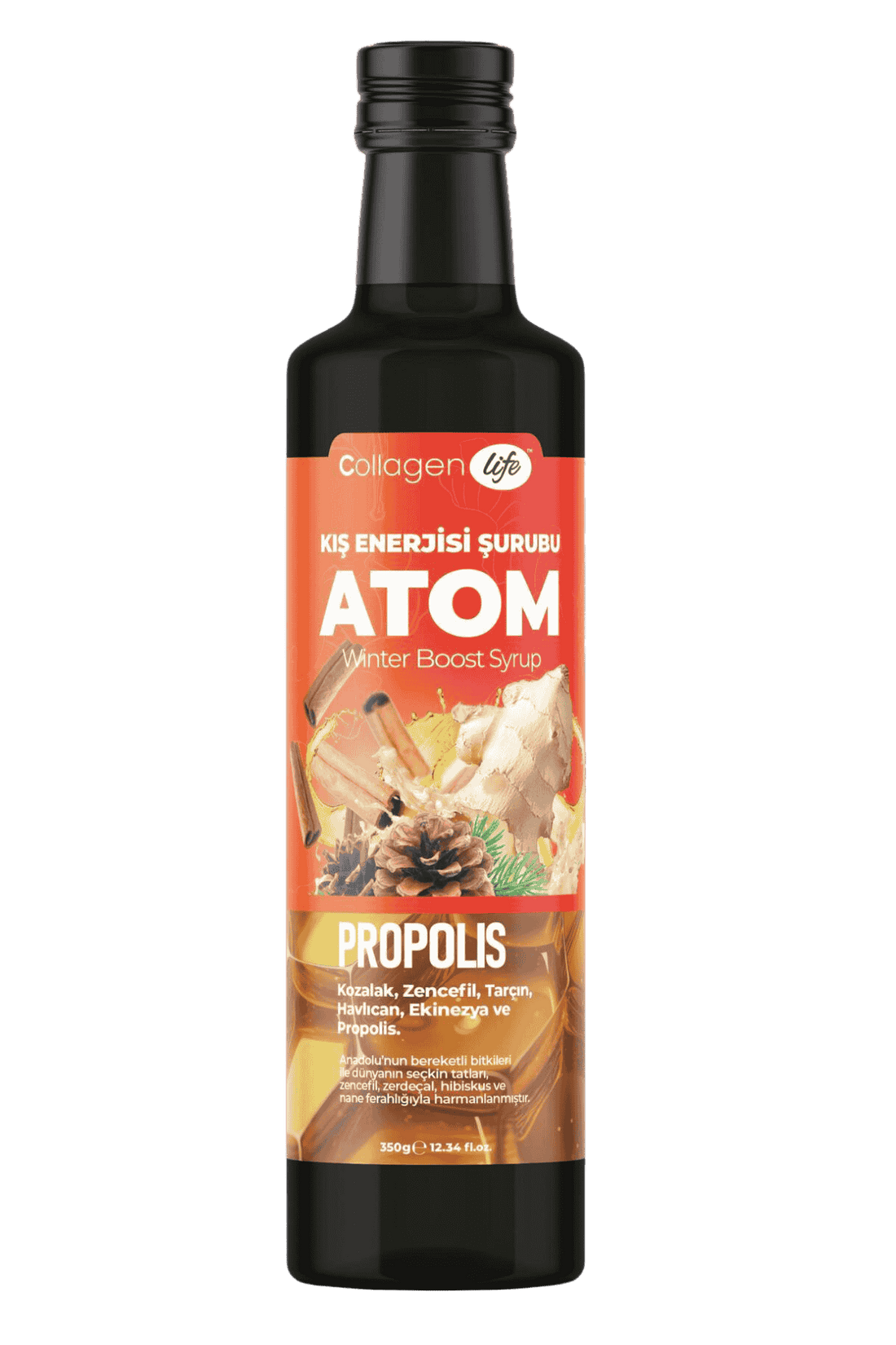 Collagen Life Atom Kış Enerjisi Şurubu - 350 Gr