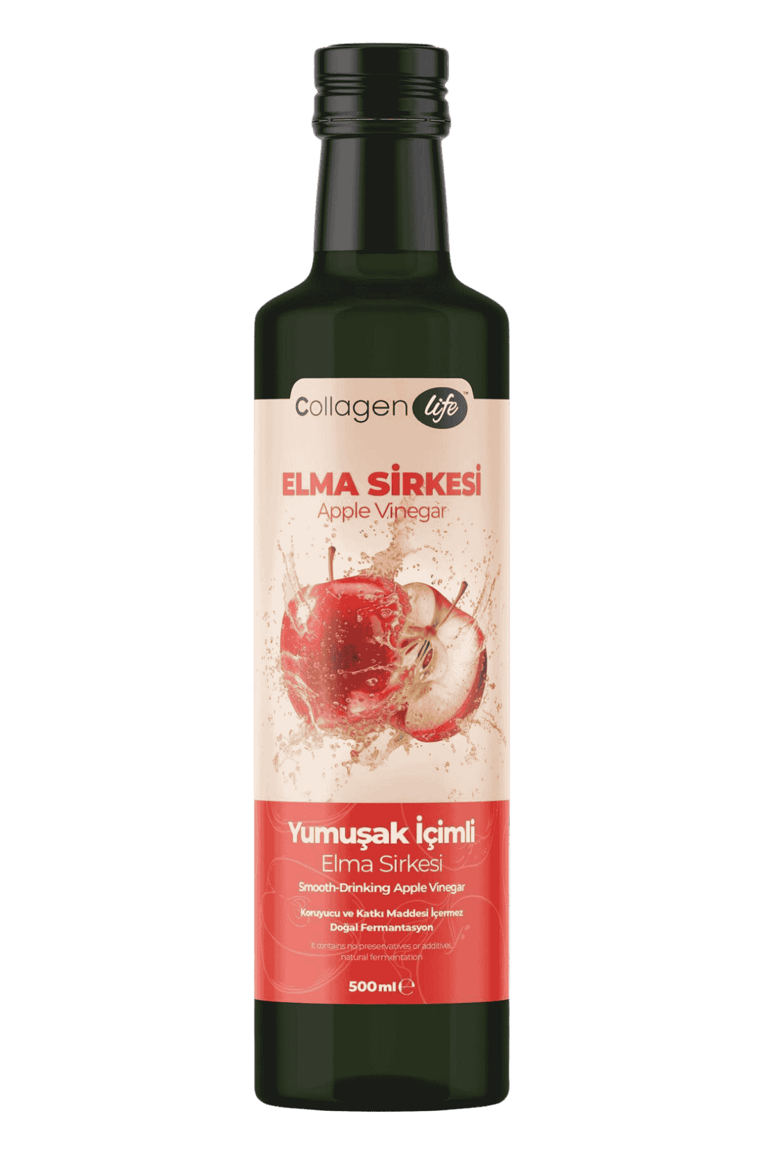 Collagen Life Doğal Fermantasyon Elma Sirkesi - 500 Ml