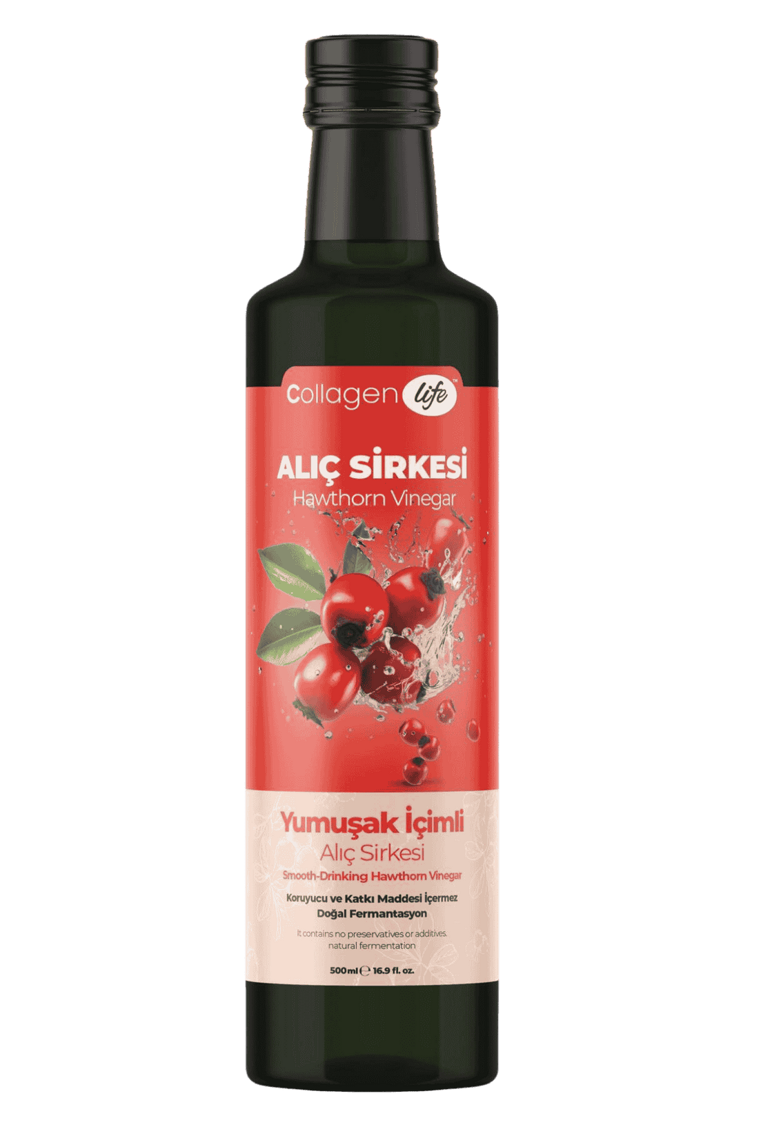Collagen Life Doğal Fermantasyon Alıç Sirkesi - 500 ml