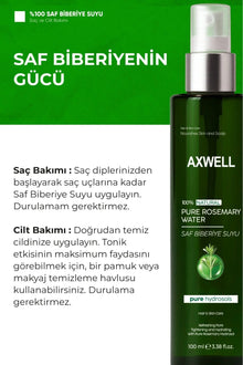 Biberiye Suyu Dökülme Karşıtı ve Saç Uzamasını Destekleyici Saç Toniği %100 Doğal ve Saf 100 ml