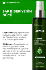 Biberiye Suyu Dökülme Karşıtı ve Saç Uzamasını Destekleyici Saç Toniği %100 Doğal ve Saf 100 ml