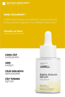 Alpha Arbutin Serum 30 ml, Cilt Aydınlatıcı, Leke Karşıtı Bakım, Nemlendirici Etki