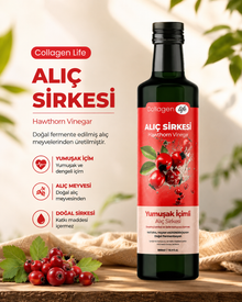 Collagen Life Doğal Fermantasyon Alıç Sirkesi - 500 ml