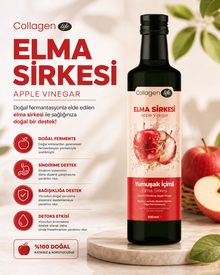 Collagen Life Doğal Fermantasyon Elma Sirkesi - 500 Ml