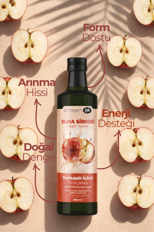 Collagen Life Doğal Fermantasyon Elma Sirkesi - 500 Ml