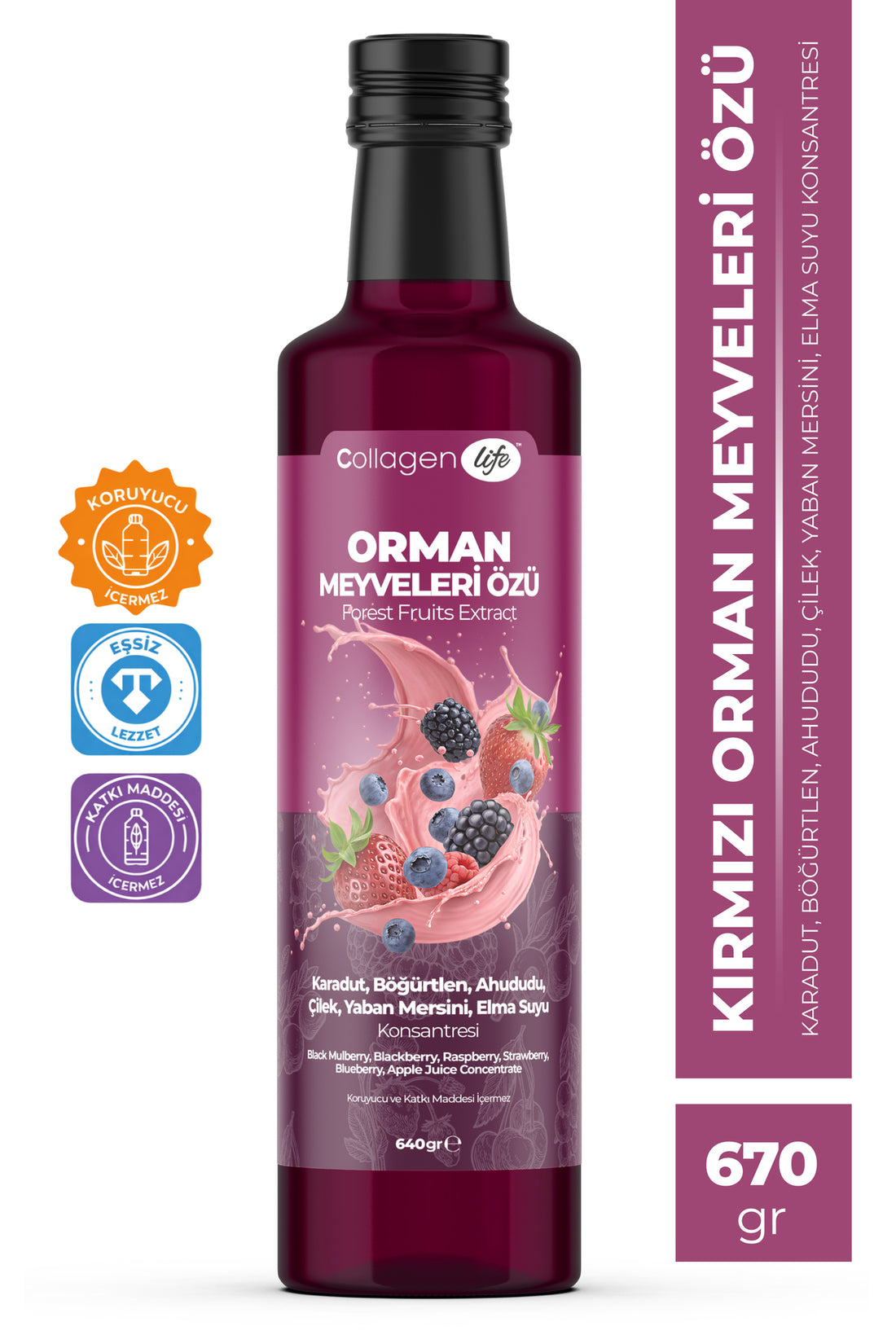 Collagen Life Orman Meyveleri Özü - 640 Gr