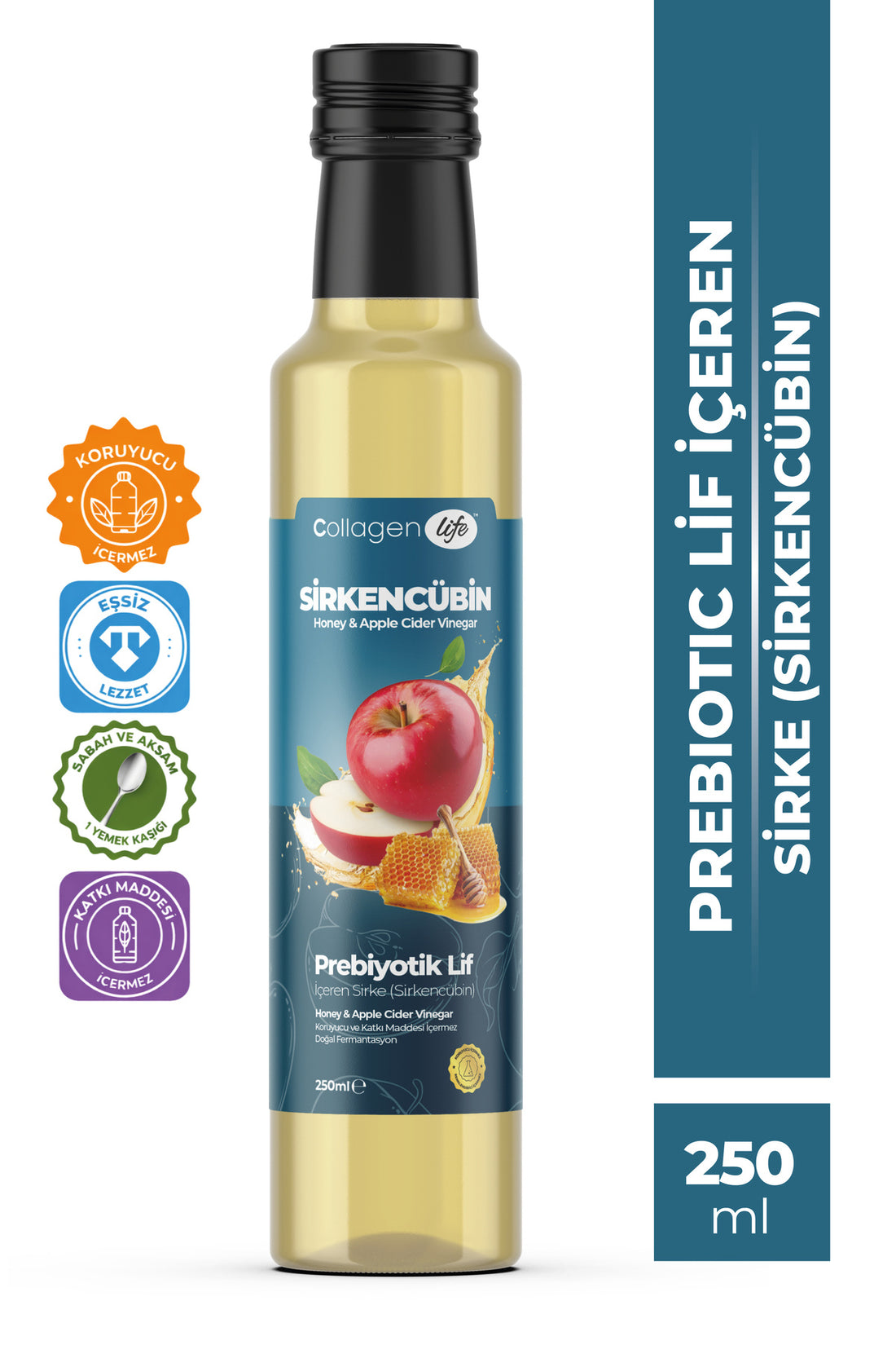Collagen Life Sirkencübin Prebiyotik Sirke - 250 Ml