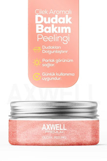 Axwell Çilek Aromalı Dudak Bakım Peeling 30ml