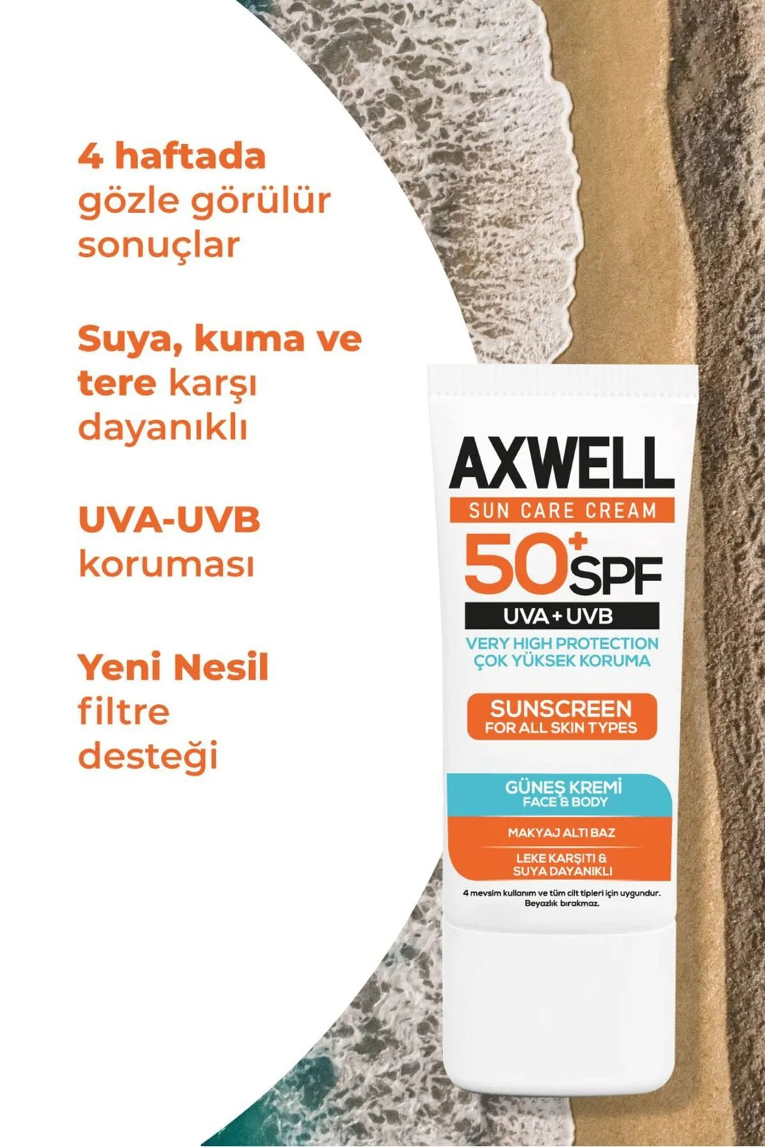 Güneş Kremi 50 SPF+ 50 ml