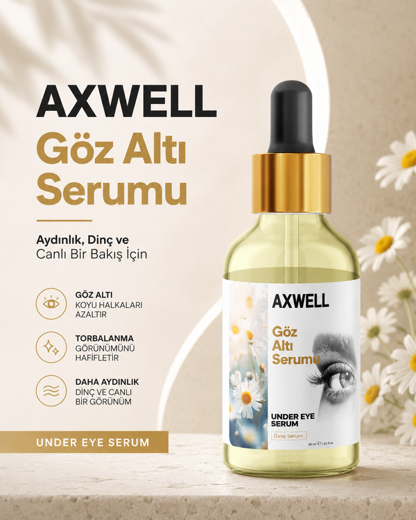Gerçek Papatya Taneli Göz Çevresi Serumu Kırışıklık ve Morluk Karşıtı 30 ML