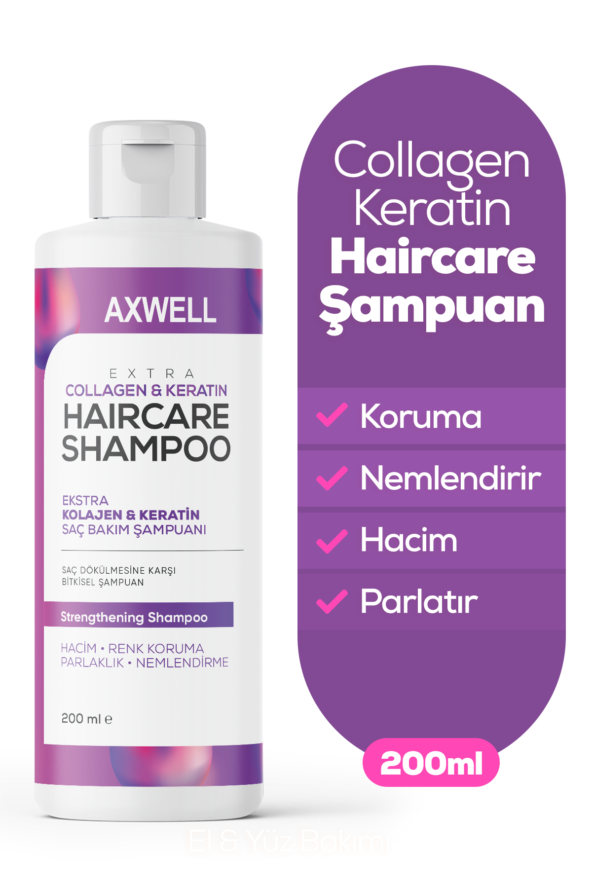 Axwell Kolajen & Keratin Şampuan 200 ml