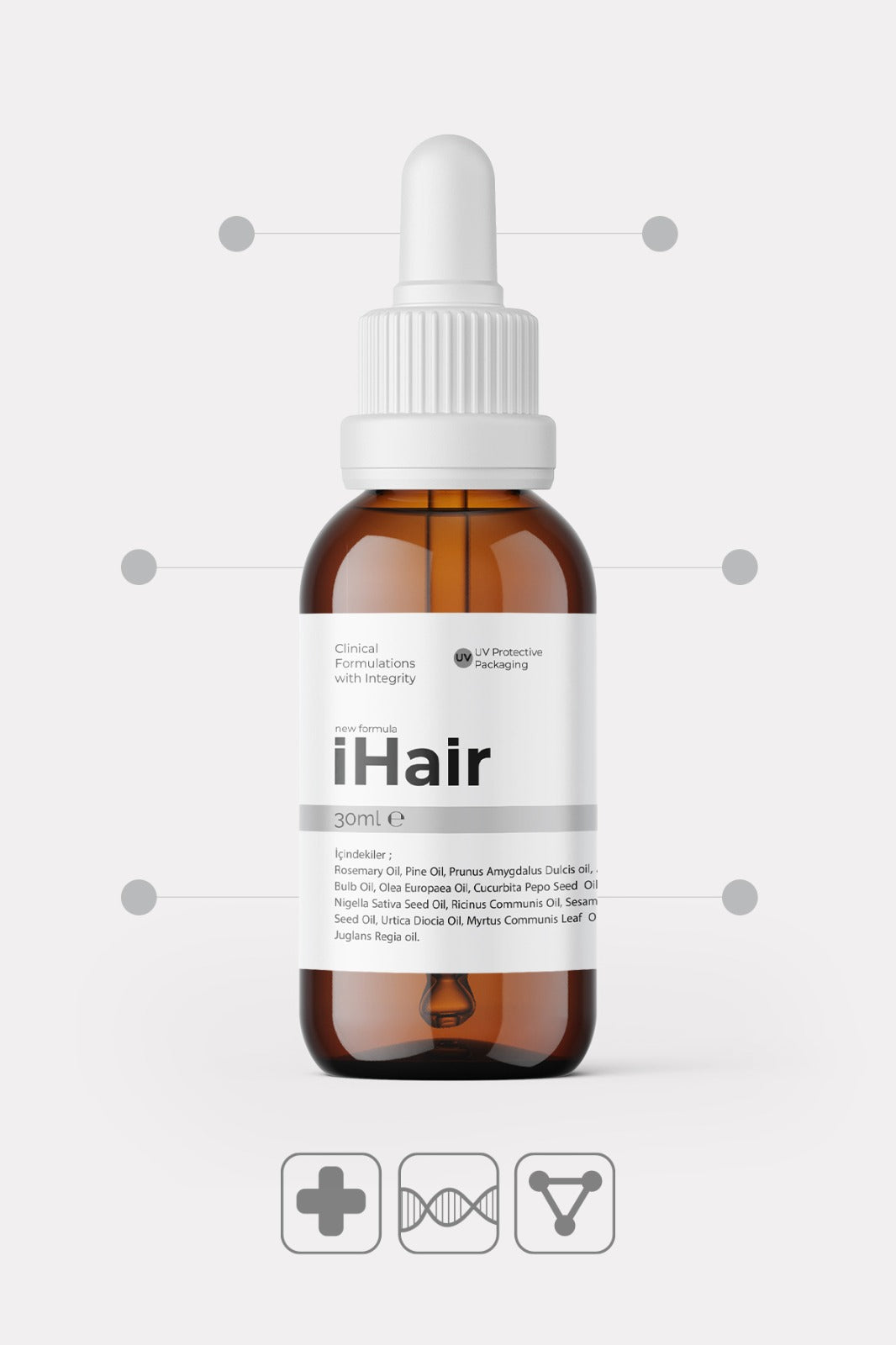 İhair Saç Bakım Serumu 30 ml