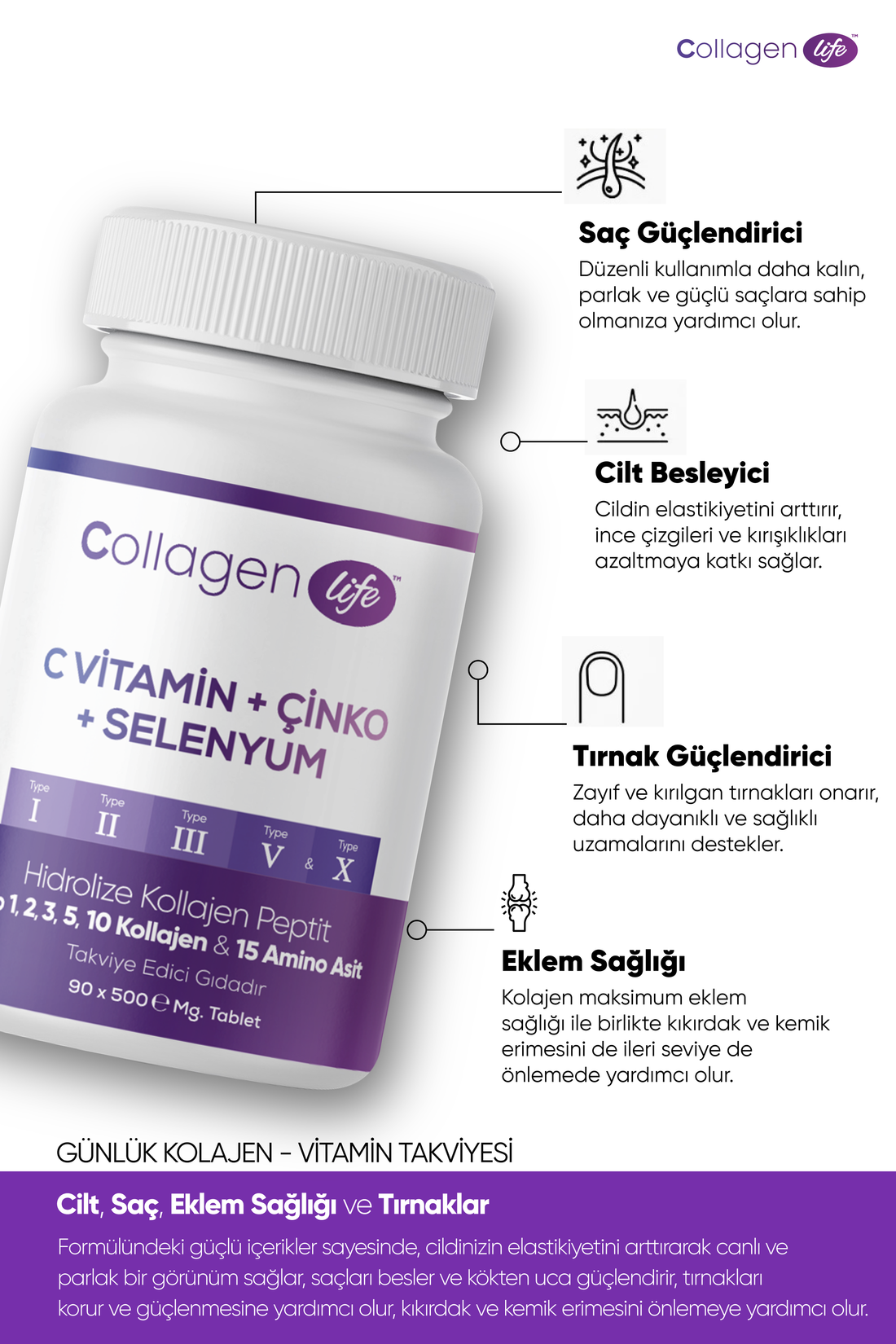 5 Tip Kolajen 90 Tablet