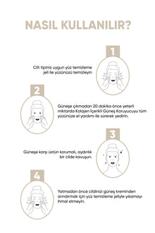 Kolajen & Rice Sunscreen Spf50+ Pirinç & Kolajen İçerikli Formül Güneş Kremi 50 ML