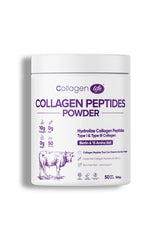 %100 Hidrolize Kolajen Peptitler Biotin Ve 15 Amino Asit İçeren Gıda Takviyesi 50 Günlük