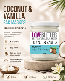 LoveButter Coconut & Vanilya Saç Maskesi 190 ml
