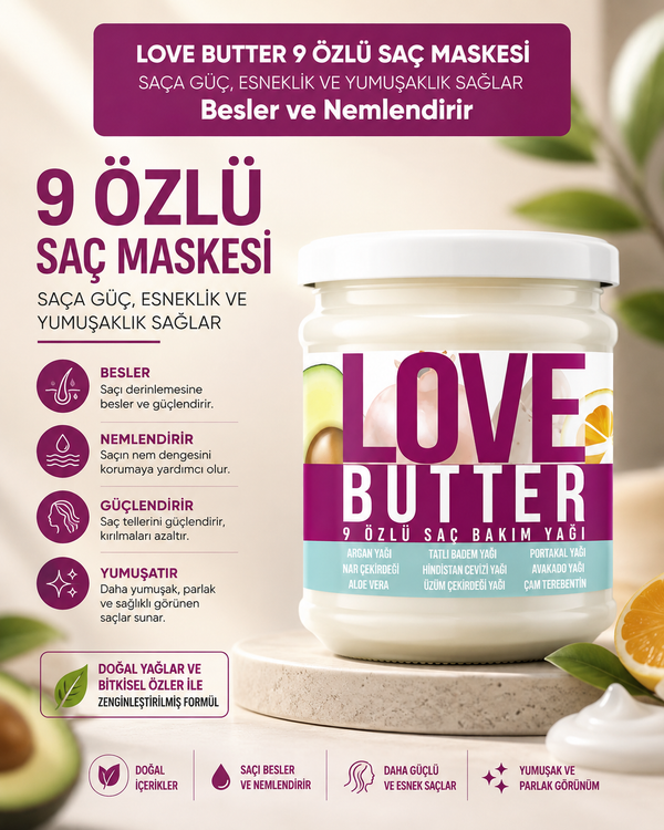 Love Butter Saç Bakım Yağı 190 Ml