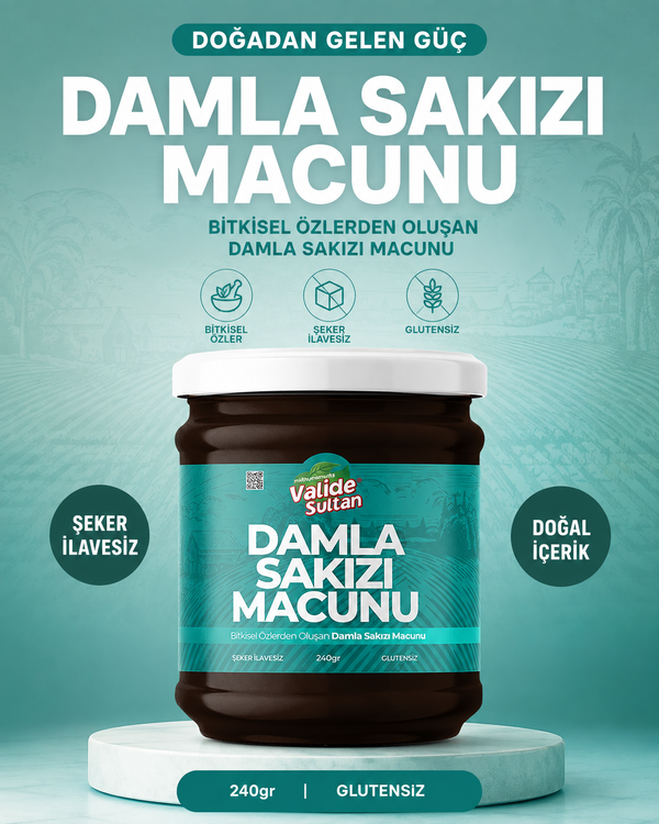 Milleunenuits Valide Sultan Damla Sakızı Macunu 240gr