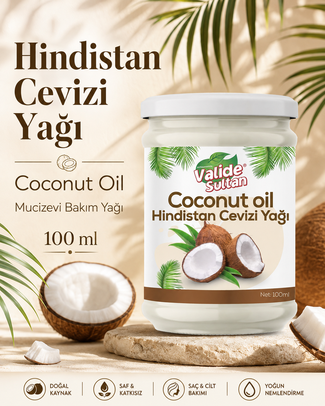 Milleunenuits Valide Sultan Hindistan Cevizi Yağı 100 Ml