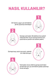 Pink Touch Anında Ton Eşitleyici Onarıcı Nemlendirici Pembe Yüz Güneş Kremi Spf50 50 ML