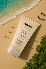AXWELL Kolajen & Rice Sunscreen Spf50+ Pirinç & Kolajen İçerikli Formül Güneş Kremi 50 ML