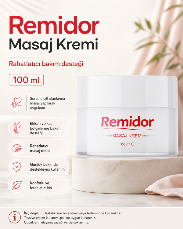 Remidor Masaj Kremi 100 ml