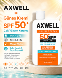 SPF 50+ Leke Karşıtı Nemlendirici Yüksek Koruma Güneş Kremi 100 ML