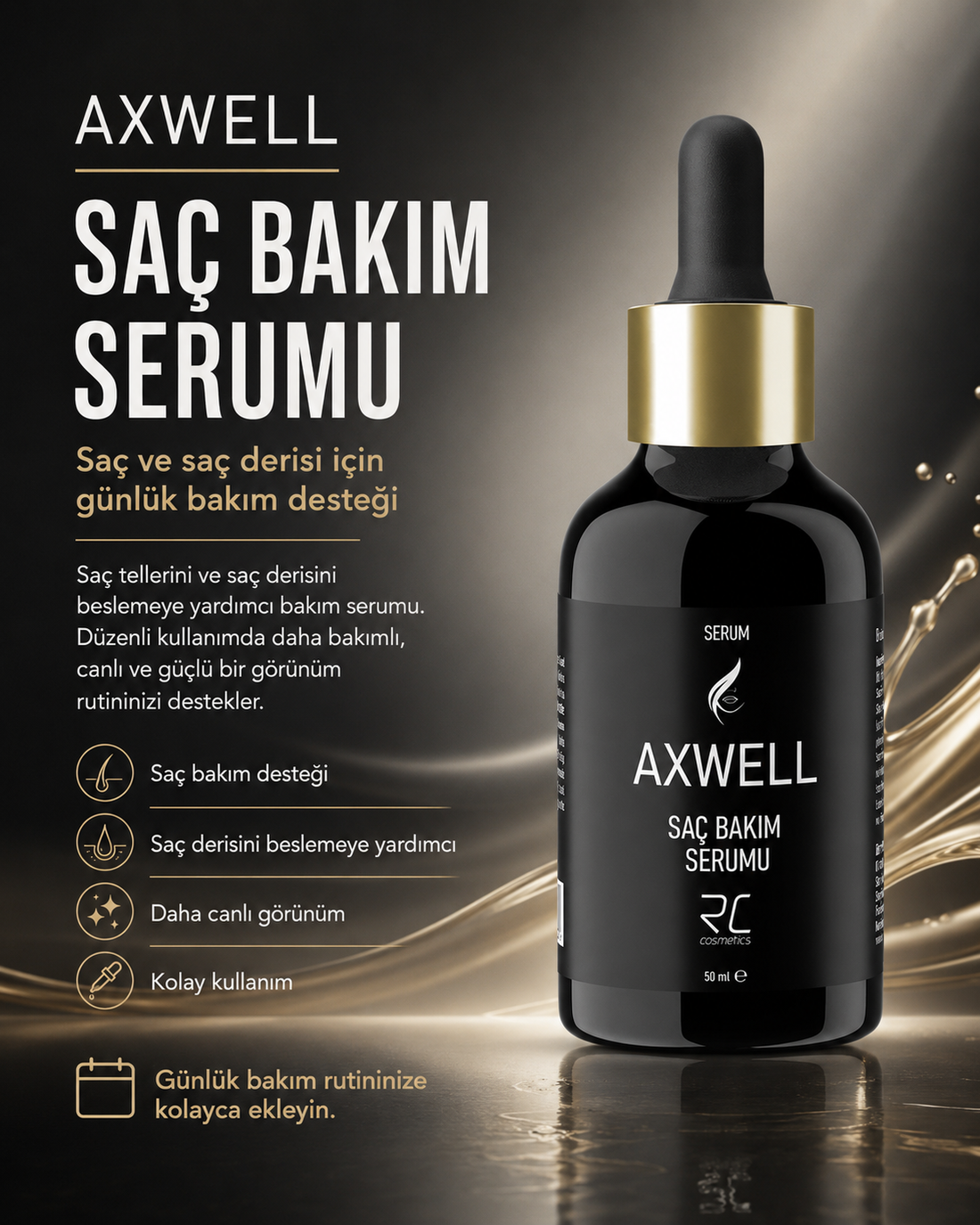 Saç Dökülmelerine Karşı Onarıcı Bakım Serumu 50ml